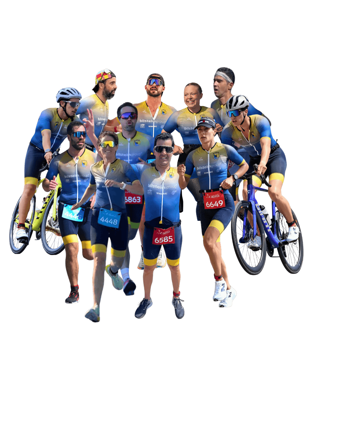 Atletas Triatlo C.D. Venda do Pinheiro